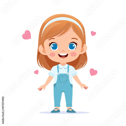 Babysitter Cute Worker Work Job Profession Professional Occupation Cartoon Character
