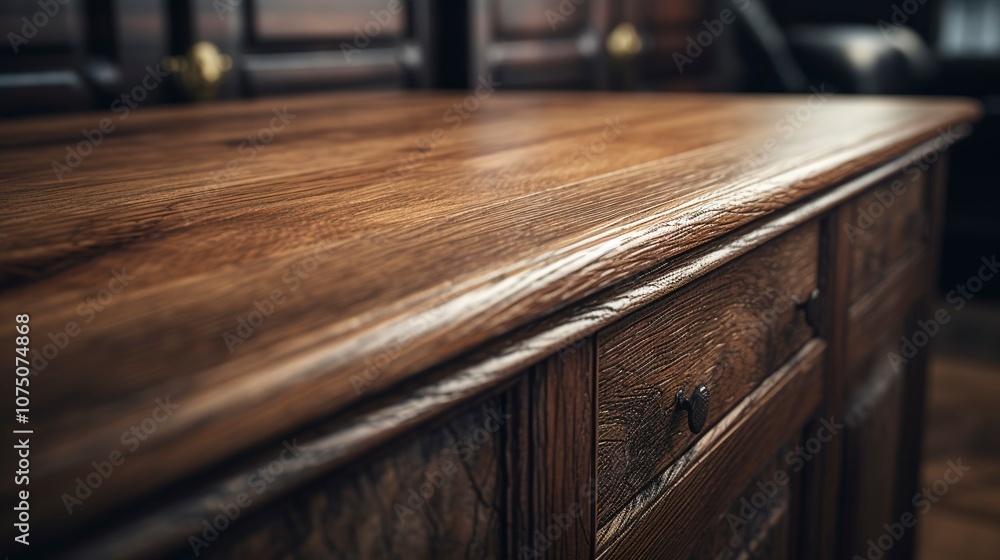 A photo of a dust-free and polished wooden furniture A photo of a dust-free and polished wooden furniture