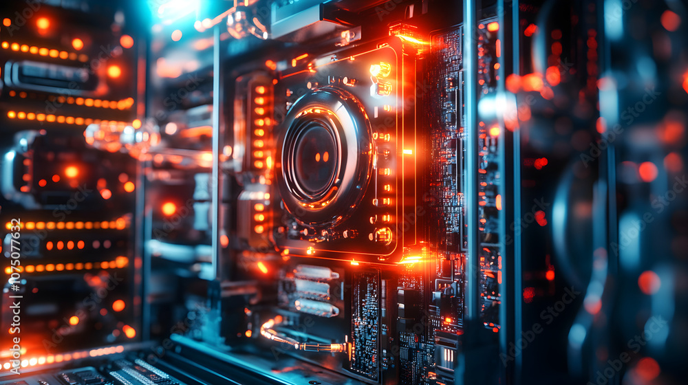 Quantum Leap: The Glowing Circuits of Tomorrows High-Tech Computing Giants