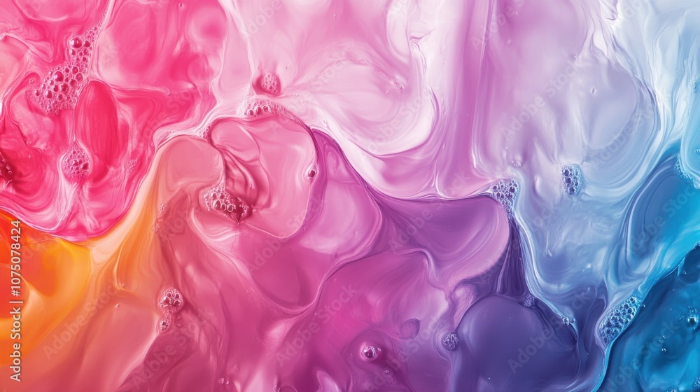 An abstract fluid swirl background with vibrant pink, blue, and orange colors creating a dynamic artistic effect An abstract fluid swirl background with vibrant pink, blue, and orange colors creating a dynamic artistic effect