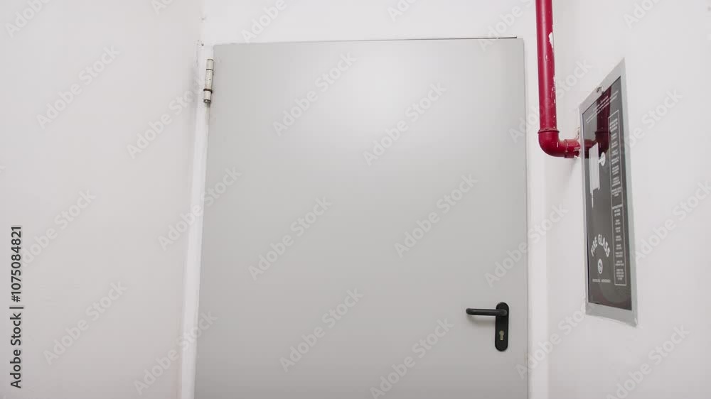 Fire Rated Door Closed And Hydrant Fire Rated Door Closed And Hydrant