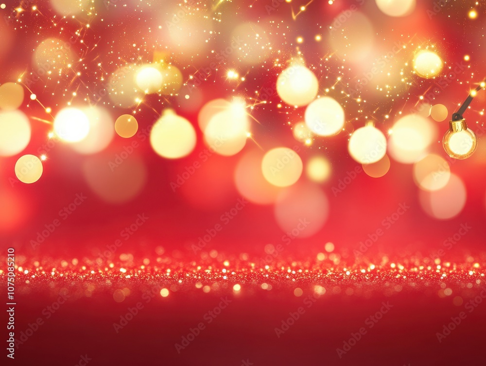 Festive bokeh lights creating a warm holiday atmosphere. Festive bokeh lights creating a warm holiday atmosphere.