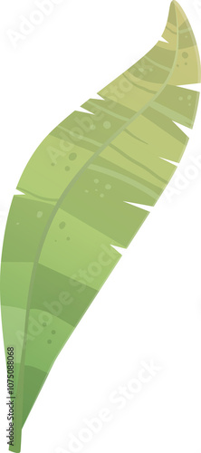 Isolated green surfboard on transparent background, perfect for surfing, summer sports, and beach activities, invoking a feeling of freedom and excitement