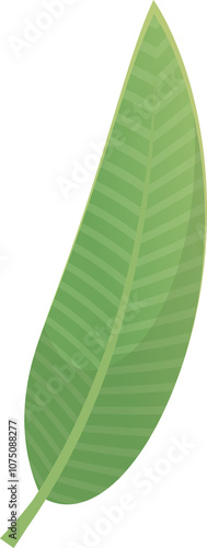 Isolated green surfboard on transparent background, perfect for surfing, summer sports, and beach activities, invoking a feeling of freedom and excitement