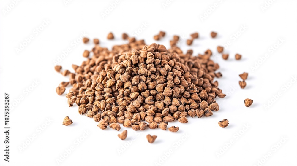 A Mound of Buckwheat Seeds: A Rustic Culinary Delight A Mound of Buckwheat Seeds: A Rustic Culinary Delight