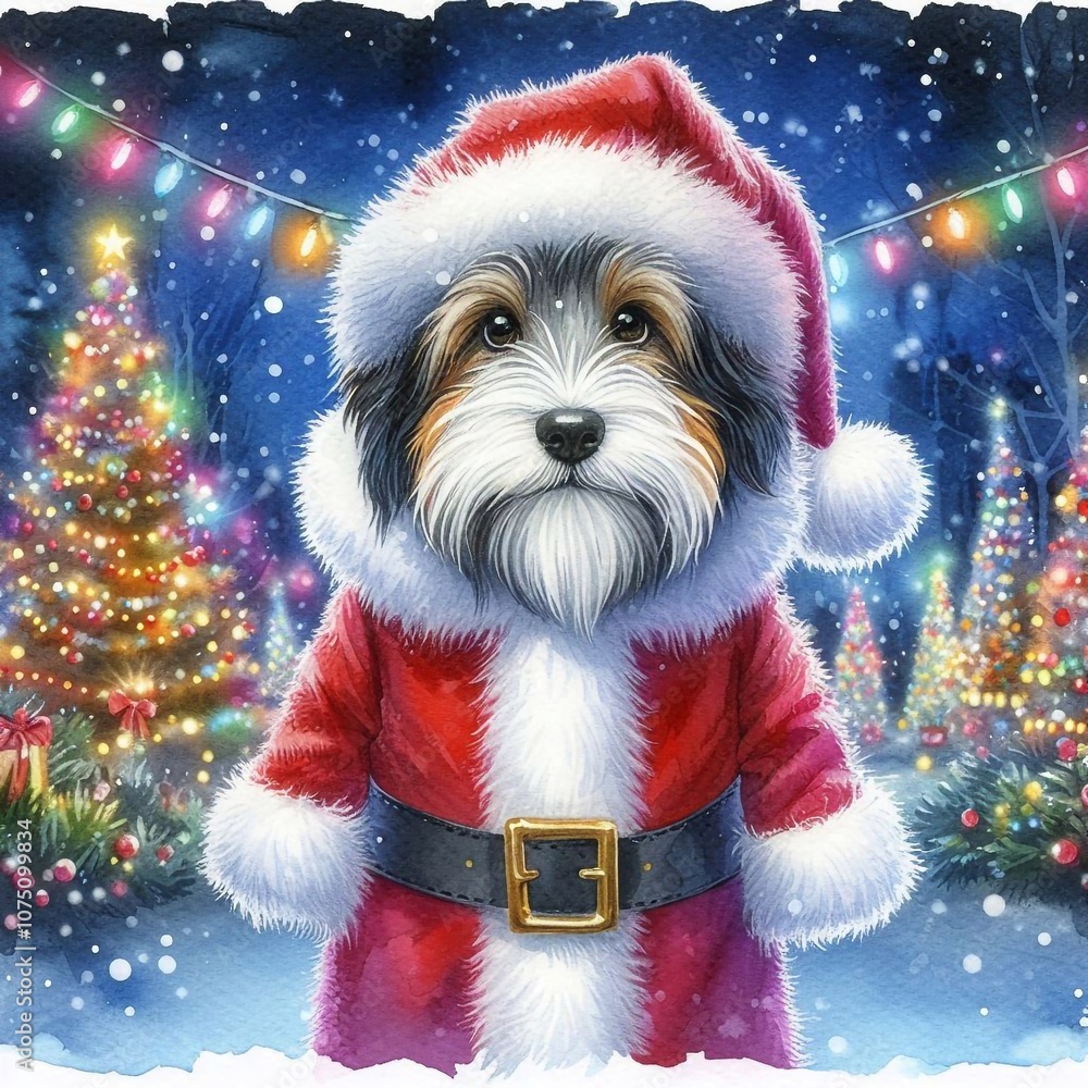 Bobtail als Weihnachtsmann Bobtail als Weihnachtsmann