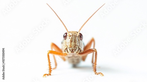 Close-Up of a Grasshopper: Exploring the Intricate Details of an Insect's Anatomy