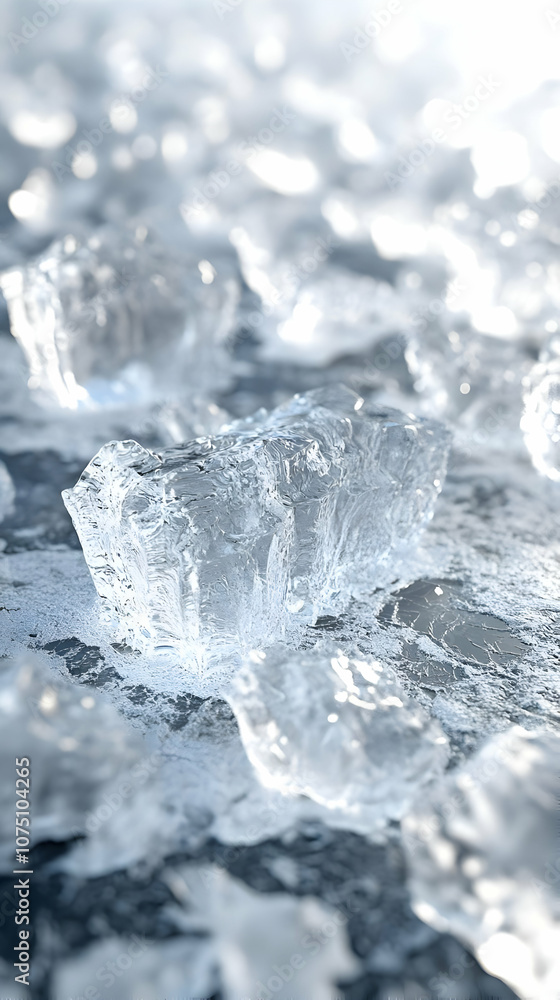 3D Ice Cubes Realistic Image - Cold, Frozen, Water, Crystal, Texture 3D Ice Cubes Realistic Image - Cold, Frozen, Water, Crystal, Texture