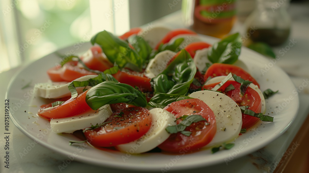 Classic Caprese Salad with Fresh Mozzarella, Ripe Tomatoes, and Basil
Keywords: Classic Caprese Salad with Fresh Mozzarella, Ripe Tomatoes, and Basil
Keywords: