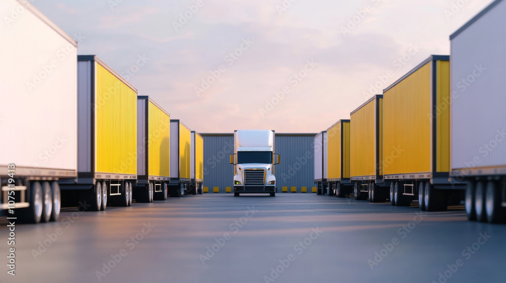 Efficient Cross-docking Logistics Center with Multiple Truck Levels for Fast Package Movement Efficient Cross-docking Logistics Center with Multiple Truck Levels for Fast Package Movement