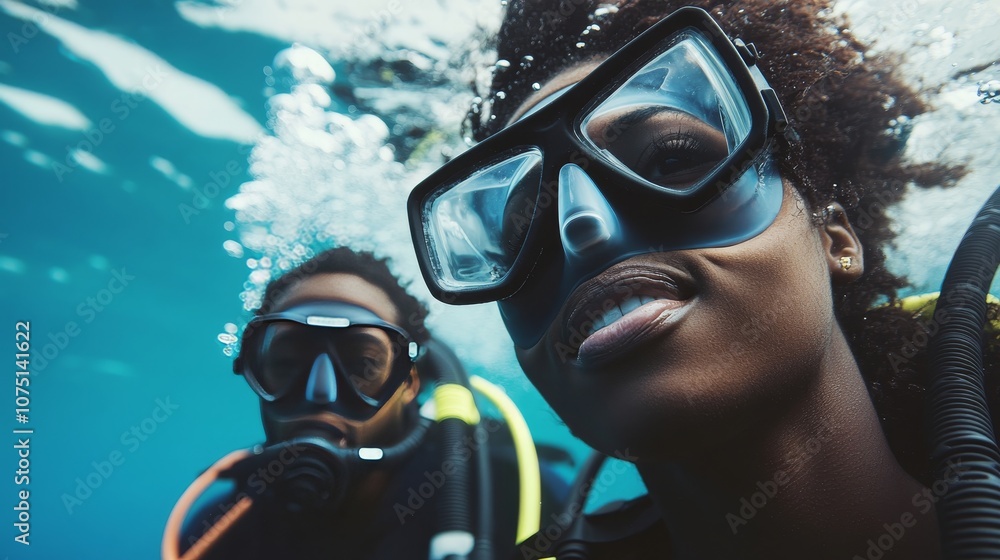 Exploring nature black travelers engaged in outdoor adventures and water sports activities Exploring nature black travelers engaged in outdoor adventures and water sports activities