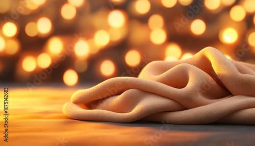 Wallpaper Mural Cozy Christmas Blanket with Warm Lights Create a Serene Evening Ambiance with a Soft, Plush Blanket and Sparkling Holiday Decor for a Peaceful and Relaxing Atmosphere Embrace the Warmth and Joy of Torontodigital.ca