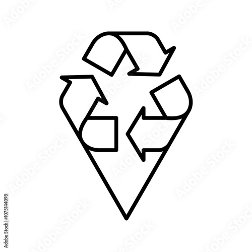 Recycle location icon