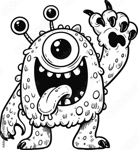 Monstrous Fun A Silly Monster Coloring Adventure for Kids