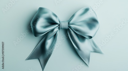 ribbon bow on white background. studio shot