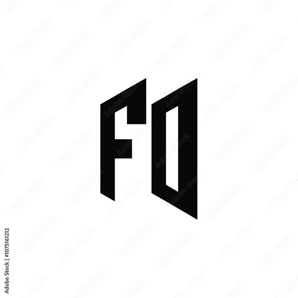 FO monogram logo design letter text name symbol monochrome logotype alphabet character simple logo FO monogram logo design letter text name symbol monochrome logotype alphabet character simple logo