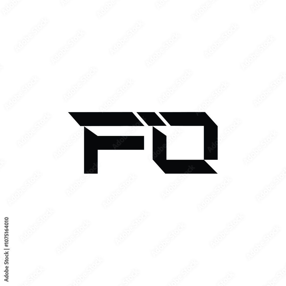 FO monogram logo design letter text name symbol monochrome logotype alphabet character simple logo FO monogram logo design letter text name symbol monochrome logotype alphabet character simple logo