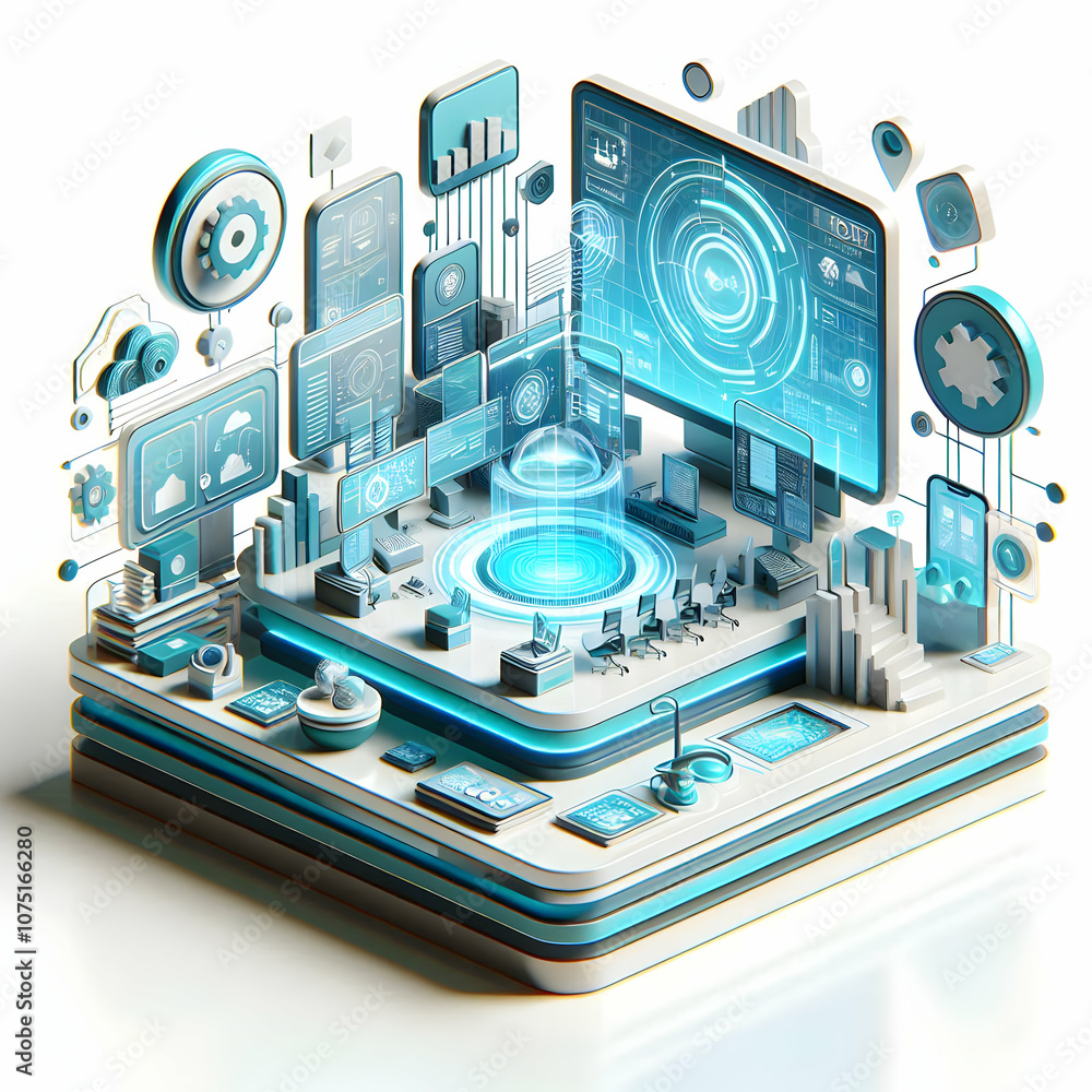 3D Glossy Virtual Workspace Holographic Screens Interactive Elements Copy Space Futuristic Designs Science Fiction Day Advertisements Banners Modern Digital Backgrounds 3D Glossy Virtual Workspace Holographic Screens Interactive Elements Copy Space Futuristic Designs Science Fiction Day Advertisements Banners Modern Digital Backgrounds