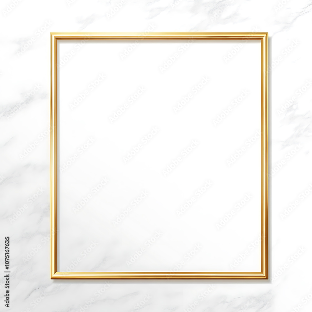 Square gold frame with a minimalist design, ideal for modern decor and displaying art or photos. Isolated on transparent background, Square gold frame with a minimalist design, ideal for modern decor and displaying art or photos. Isolated on transparent background,