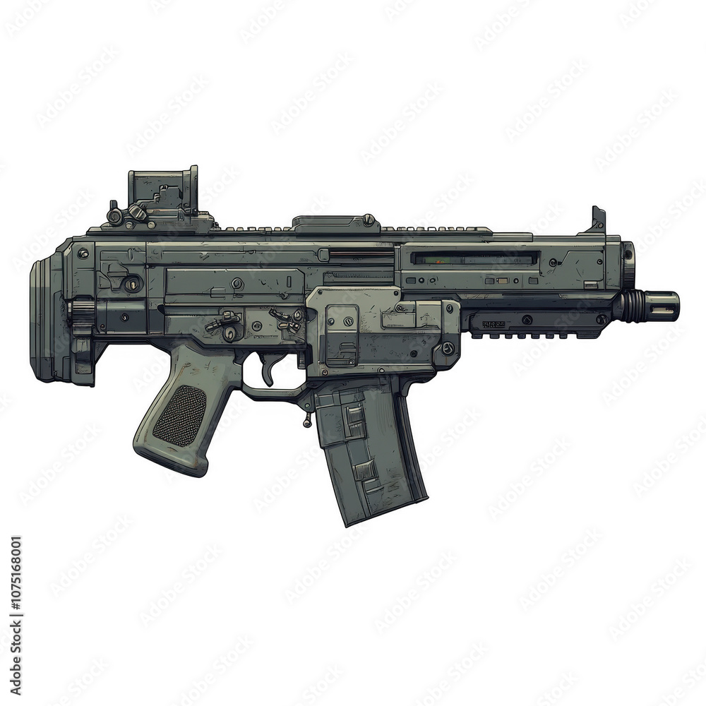 Tactical Submachine Gun: A Gritty and Powerful Firearm Tactical Submachine Gun: A Gritty and Powerful Firearm