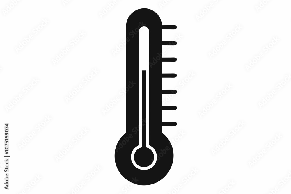 Thermometer Icon, Temperature Scale Symbol, Temperature Vector Sign Thermometer Icon, Temperature Scale Symbol, Temperature Vector Sign