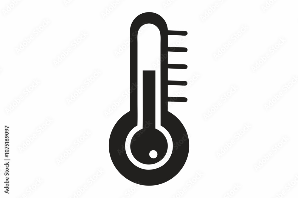 Thermometer Icon, Temperature Scale Symbol, Temperature Vector Sign Thermometer Icon, Temperature Scale Symbol, Temperature Vector Sign