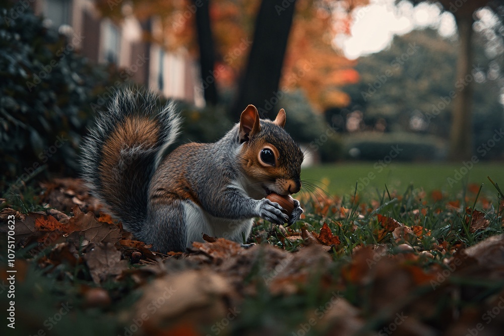 Obraz premium squirrel in the park