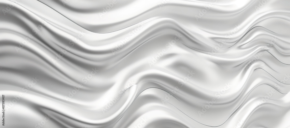 glowing silver white wave background, chrome 6 glowing silver white wave background, chrome 6