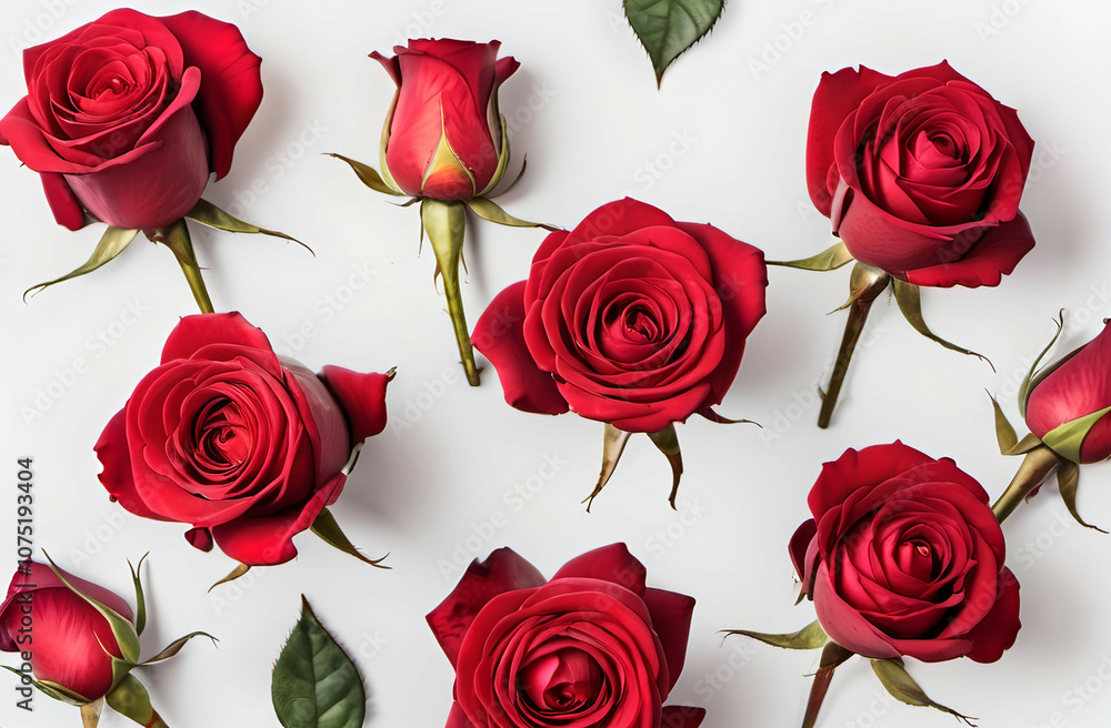 Fototapeta premium red roses background