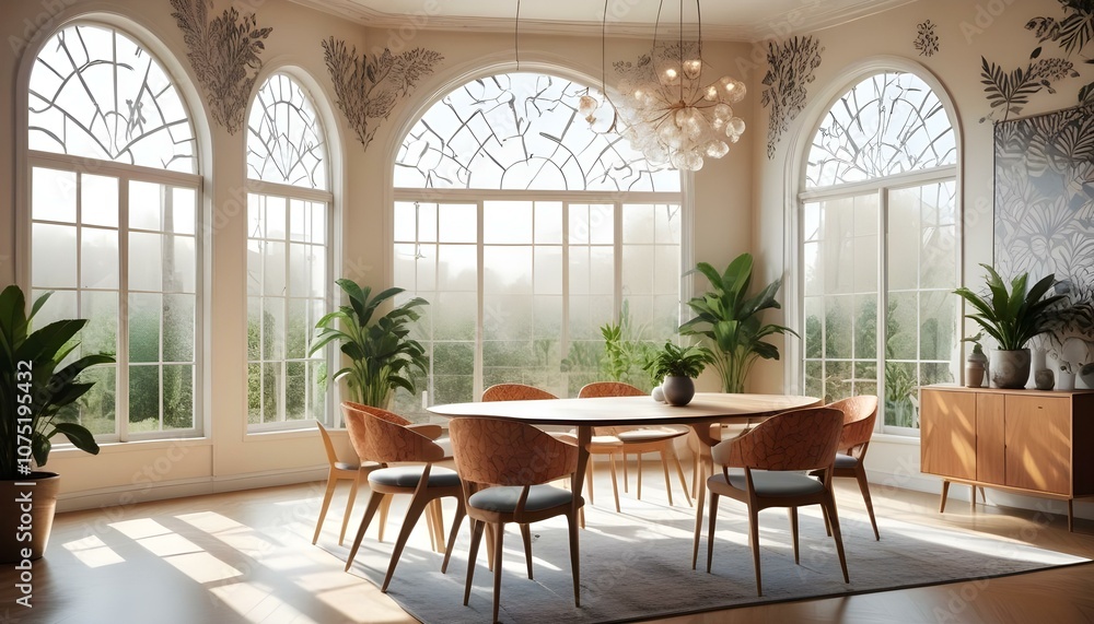 Photo interior modern design room 3d illustration Photo interior modern design room 3d illustration