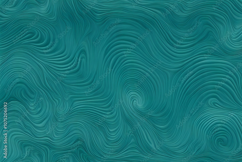 Water inspired patterns in teal and aqua with soft ripple effects resembling lakes, AI Generated Water inspired patterns in teal and aqua with soft ripple effects resembling lakes, AI Generated