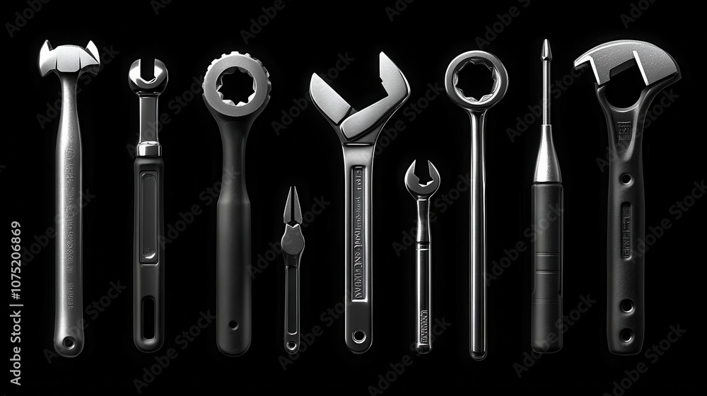 stylish tool glyph icon representing various tools, clean design, suitable for graphic projects or applications related to building and repair, embodying utility and craftsmanship stylish tool glyph icon representing various tools, clean design, suitable for graphic projects or applications related to building and repair, embodying utility and craftsmanship
