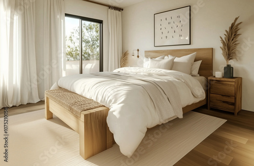 Elegant modern farmhouse be...