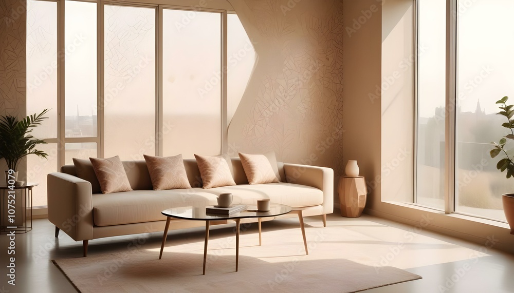 Photo interior modern design room 3d design Photo interior modern design room 3d design