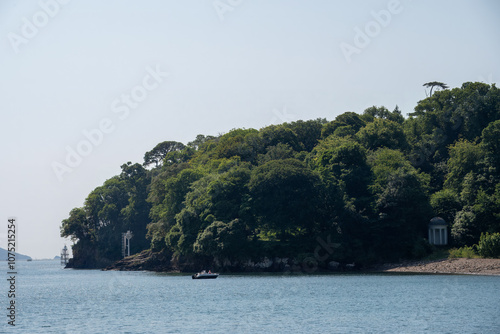 Wallpaper Mural view of Milton Temple an 18th Century folly in the grounds of Mount Edgecumbe Country park Cornwall England Torontodigital.ca