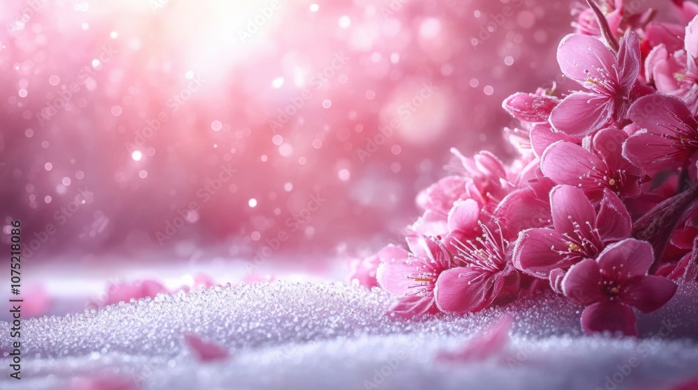 Delicate Pink Cherry Blossoms on a Dreamy Soft Background Delicate Pink Cherry Blossoms on a Dreamy Soft Background