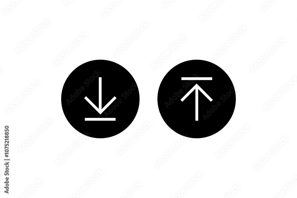 download and upload buttons for mobile and web apps download and upload buttons for mobile and web apps