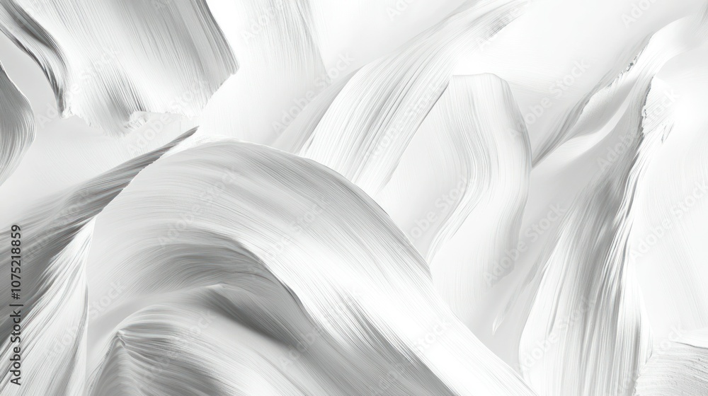 Abstract Smooth White Texture with Brush Strokes Abstract Smooth White Texture with Brush Strokes
