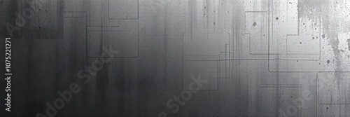 A gray wall with faint lines and spots