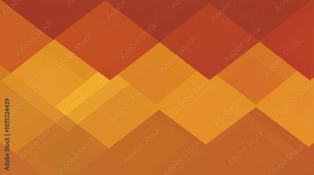Geometric Abstract Art with Warm Orange and Yellow Patterns Geometric Abstract Art with Warm Orange and Yellow Patterns