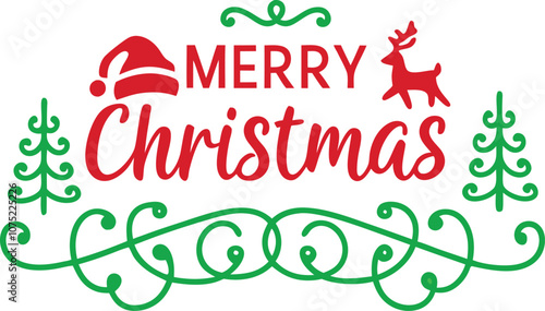 Wallpaper Mural merry christmas lettering Torontodigital.ca