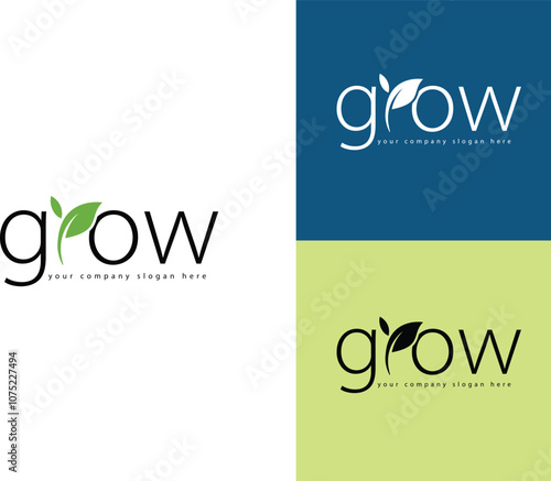 Organic and Natural Growth Logo Design for Sustainable Branding photo