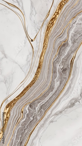 Marble texture blended with liquidlike flowing lines photo