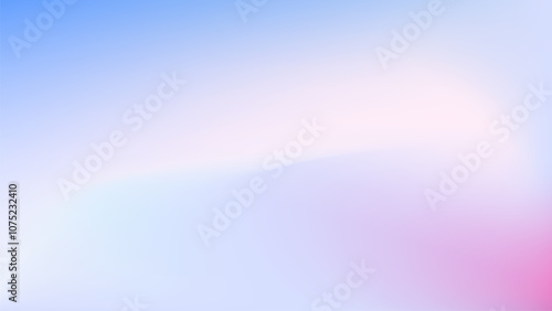 Color gradient background, abstract pastel rainbow. Light pink violet white blue color banner gradation texture, vector blur abstract background