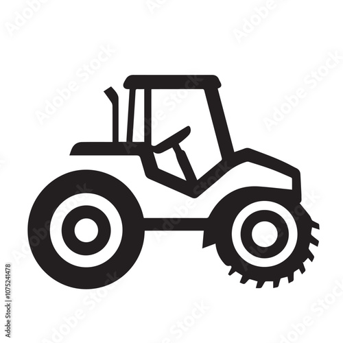 Plow In cartoon, hand-drawn flat style. image for social media, websites and UI. Isolated 2D vector design in logo, icon, sketch style, simple line vector, single color. AI Generative Art.