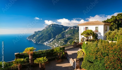 villa rufolo ravello amalfi coast campania italy photo