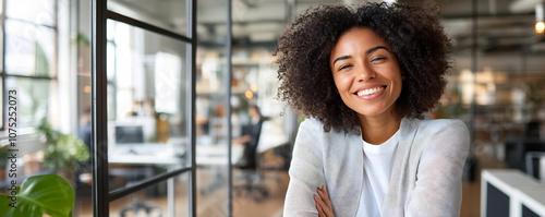 Confident Female Founder Br...