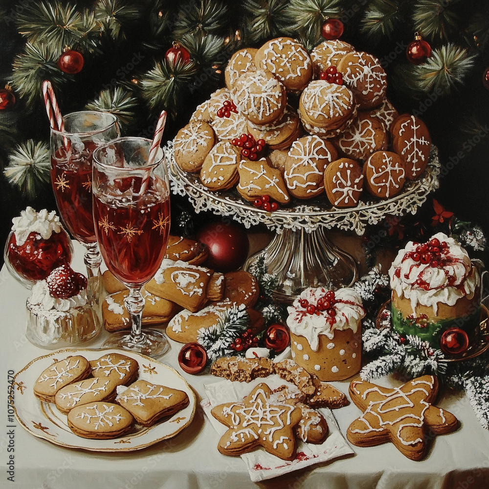christmas cookies and christmas decorations christmas cookies and christmas decorations