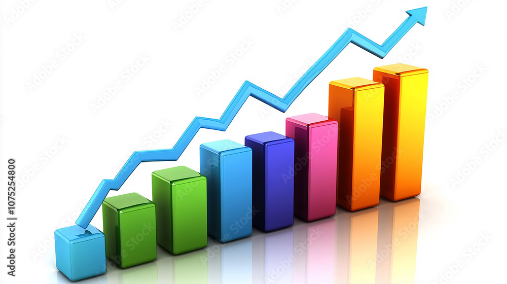 The clear financial growth displayed on the graph results from expanding into international markets.