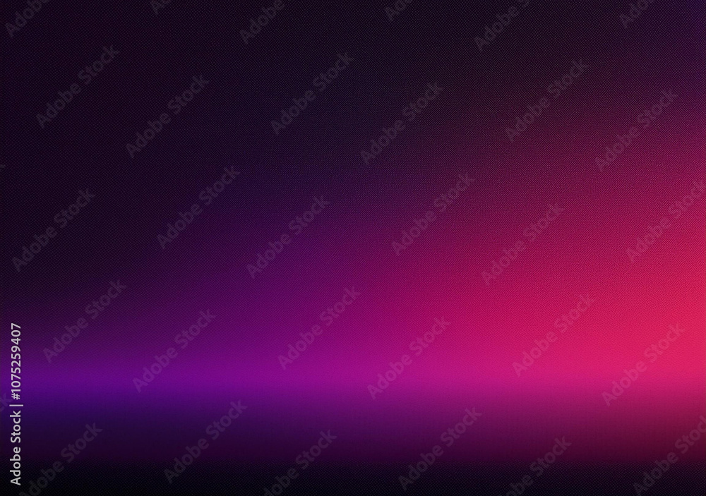Fototapeta premium Grainy gradient background purple pink abstract glowing color black dark backdrop, noise texture banner poster header design, copy space